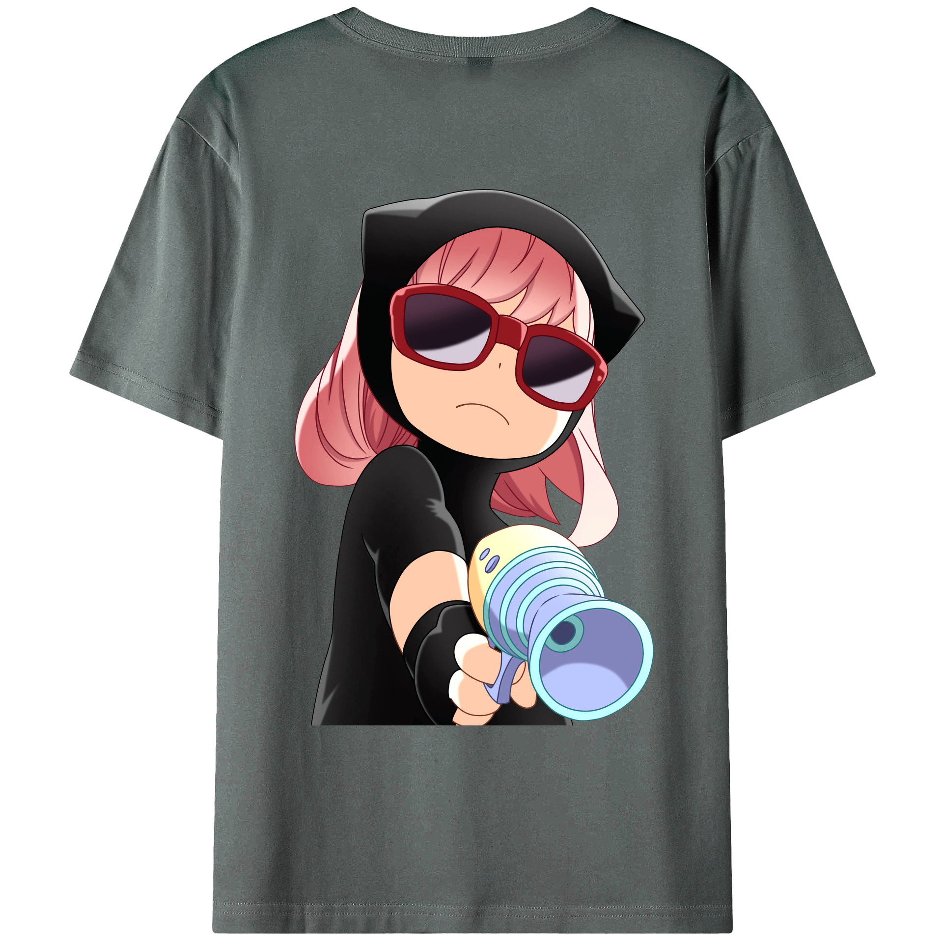 （画像用） SPY×FAMILY间谍家家酒 綿100％ メンズ半袖Tシャツ（バックプリント） 通気性